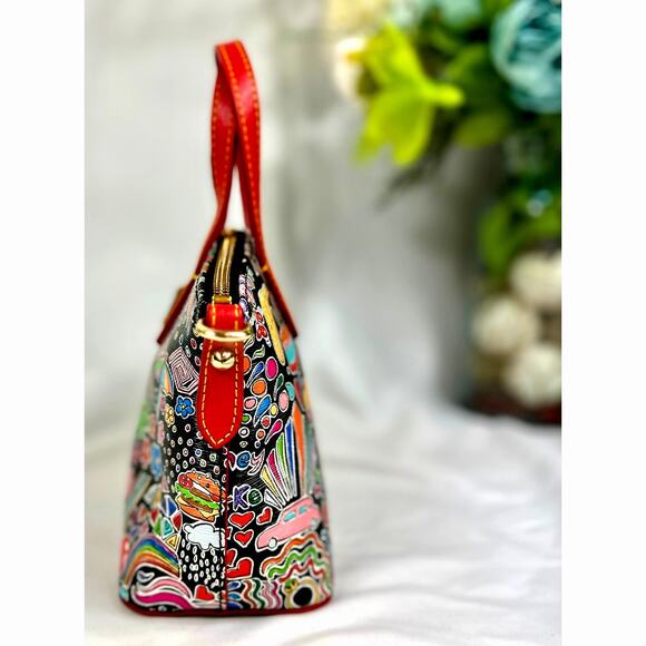 Dooney & Bourke Whimsy Ruby Bitzy Satchel PRISTINE Condition - Picture 8 of 16